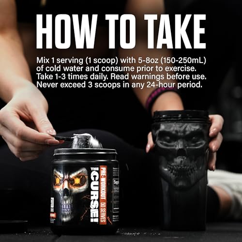 JNX SPORTS The Curse! Pre Workout Powder - Blue Raspberry 50 Servings | Preworkout JNX SPORTSBuy Supplements Australia