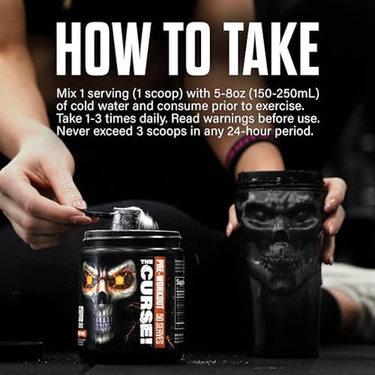 JNX SPORTS The Curse! Pre Workout Powder - Blue Raspberry 50 Servings | Preworkout JNX SPORTSBuy Supplements Australia