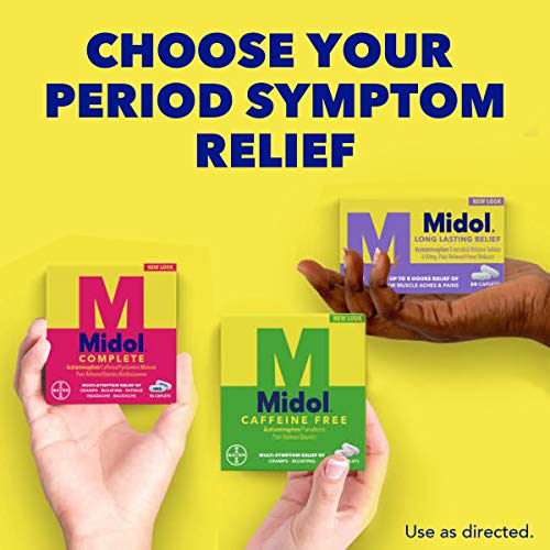Midol Complete, Menstrual Period Symptoms Relief Including Premenstrual Cramps MidolBuy Supplements Australia