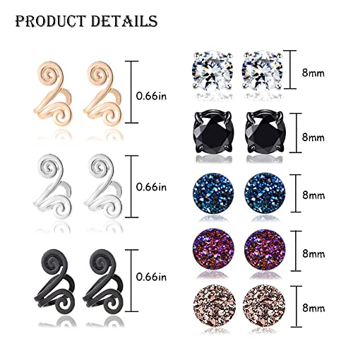 Ronglry Acupressure Slimming Earrings Therapy Weight Loss Earrings for Women Men RonglryBuy Supplements Australia