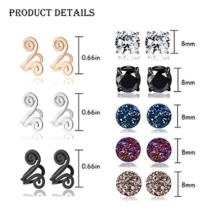 Ronglry Acupressure Slimming Earrings Therapy Weight Loss Earrings for Women Men RonglryBuy Supplements Australia