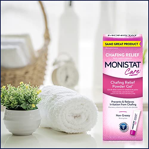 Monistat Chafing Relief Powder Gel, Anti-Chafe Protection, Fragrance Free Chafing Gel, 1.5 Oz, 1 Pack MonistatBuy Supplements Australia