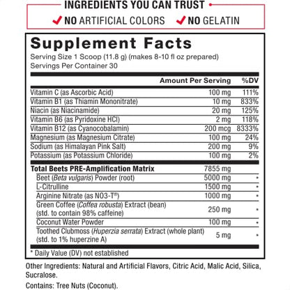 FORCE FACTOR Total Beets Pre-Workout Powder to Boost Energy & Endurance, Increase Force FactorBuy Supplements Australia