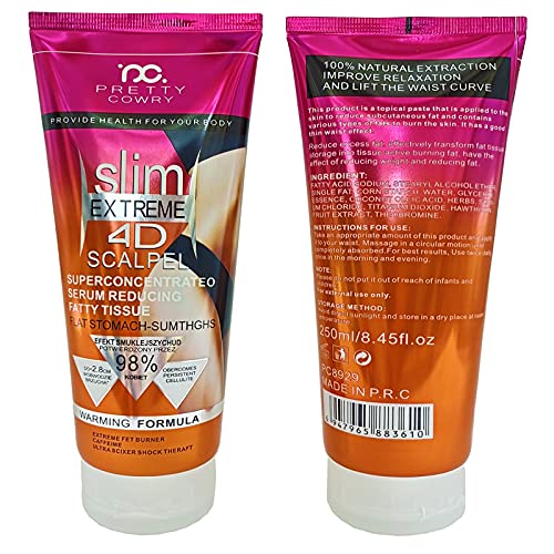 MYSHELL Hot Cream, Fat Burner Sweat Cream,Slimming Cream 250ml,Cellulite Treatment MYSHELLBuy Supplements Australia