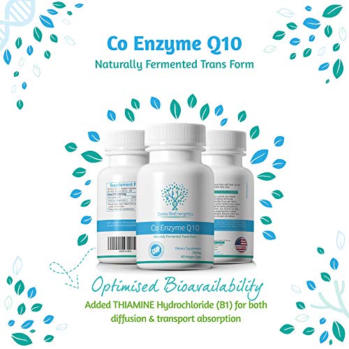 Co Enzyme Q10 CoQ10 300mg 60 Capsules - Superior Naturally Fermented Trans Form swiss bioenergeticsBuy Supplements Australia