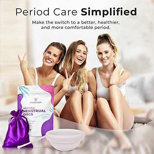 EcoBlossom Reusable Menstrual Disc with Removal String - The Most Reliable Medical Grade Silicone EcoBlossomBuy Supplements Australia