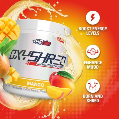 EHP Labs OxyShred Thermogenic Pre Workout Powder & Shredding Supplement - Clinically EHP LabsBuy Supplements Australia