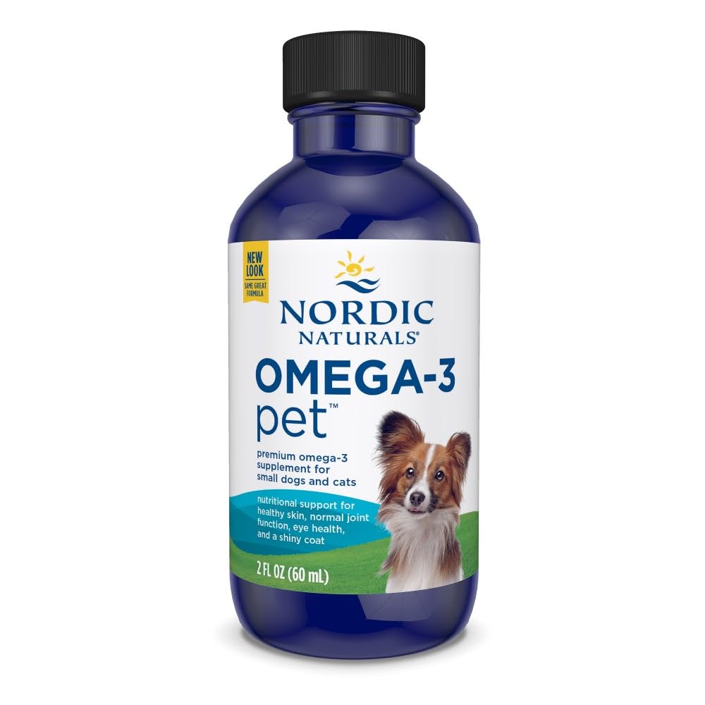 Nordic Naturals Omega-3 Pet Bundle - 2 oz Omega-3 Fish Oil for Small Dogs & Cats, 8 oz Pet Cod Liver Oil Promotes Heart, Skin, Coat, & Immune Health Nordic NaturalsBuy Supplements Australia