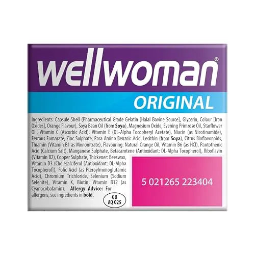 WELLWOMAN ORIGINAL CAPS WellwomanBuy Supplements Australia