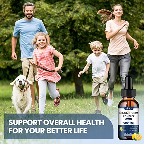 (2 Pack) Magnesium Glycinate, Citrate, Malate Liquid Drops-Triple Magnesium Complex dilibBuy Supplements Australia