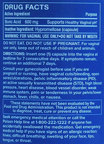 doctor MK's NATURAL Boric Acid Suppositories (600mg) for Healthy Feminine pH Support doctor MK's NATURALBuy Supplements Australia