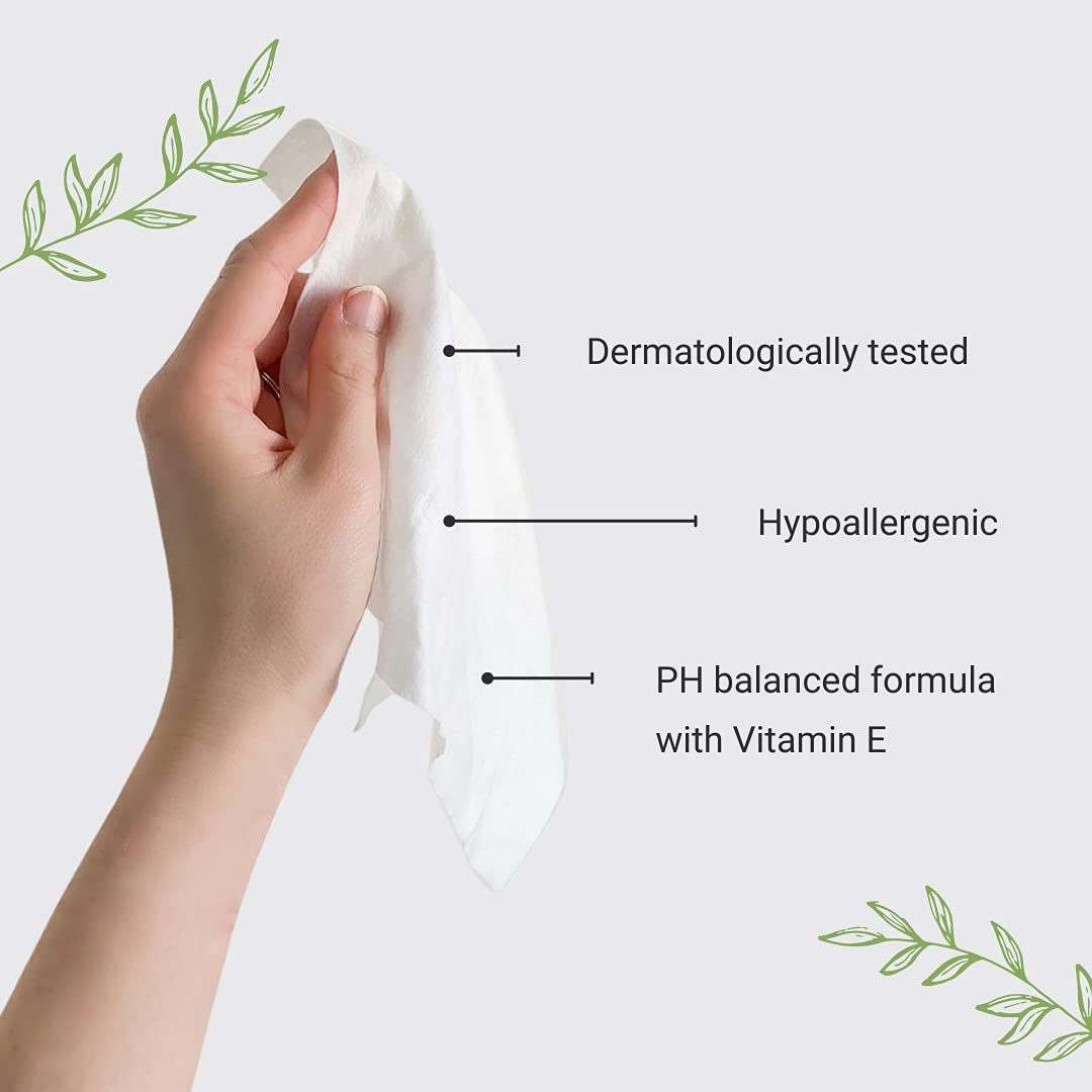 Veeda 100% Natural Cotton PH Balanced Hypoallergenic Feminine Wet Wipes, Safe Cleansing Cloths VeedaBuy Supplements Australia