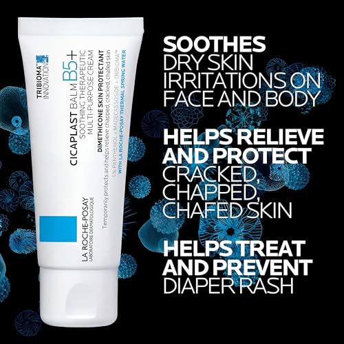 La Roche-Posay Cicaplast Balm B5, Healing Ointment and Soothing Therapeutic Multi Purpose Cream for Dry & Irritated Skin