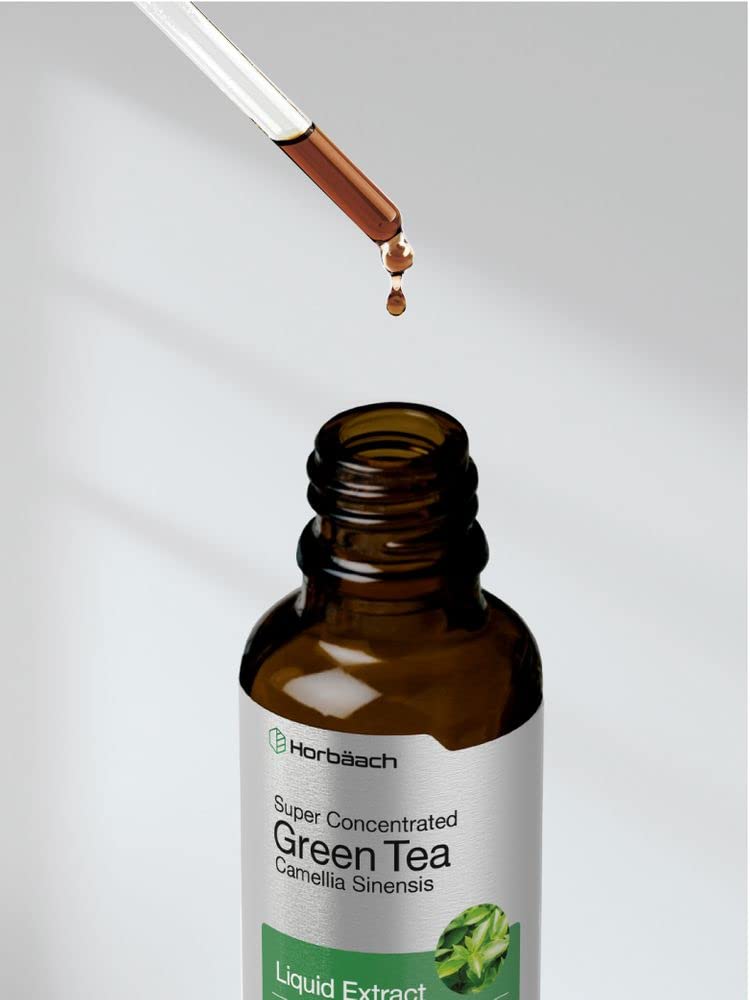 Green Tea Extract Liquid | 2 Fl Oz | Alcohol Free, Vegetarian Tincture | Super Concentrated HorbäachBuy Supplements Australia