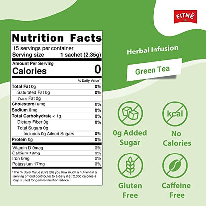 FITNE Green Tea Herbal Honey Lemon With Garcinia Senna Infusion Gentle Detox Cleanse FITNÈBuy Supplements Australia