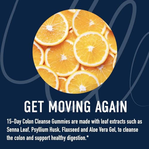 15 Day Colon Cleanse & Detox Gummies | Occasional Constipation & Bloating Relief SMNutritionBuy Supplements Australia