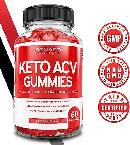 KETO ACV Gummies for Weight Management Support (1000mg Per Serving) DORADO NUTRITIONBuy Supplements Australia