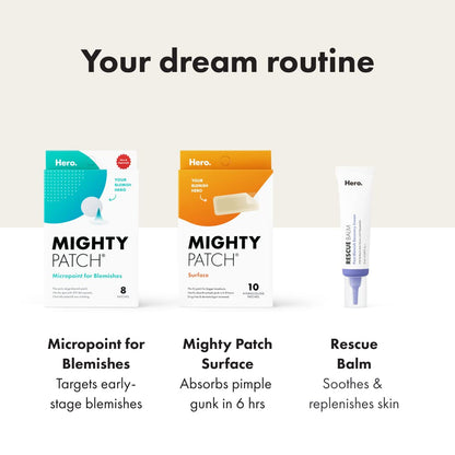 Mighty Patch™ Surface patch from Hero Cosmetics - Hydrocolloid Spot Patch for Body Mighty PatchBuy Supplements Australia