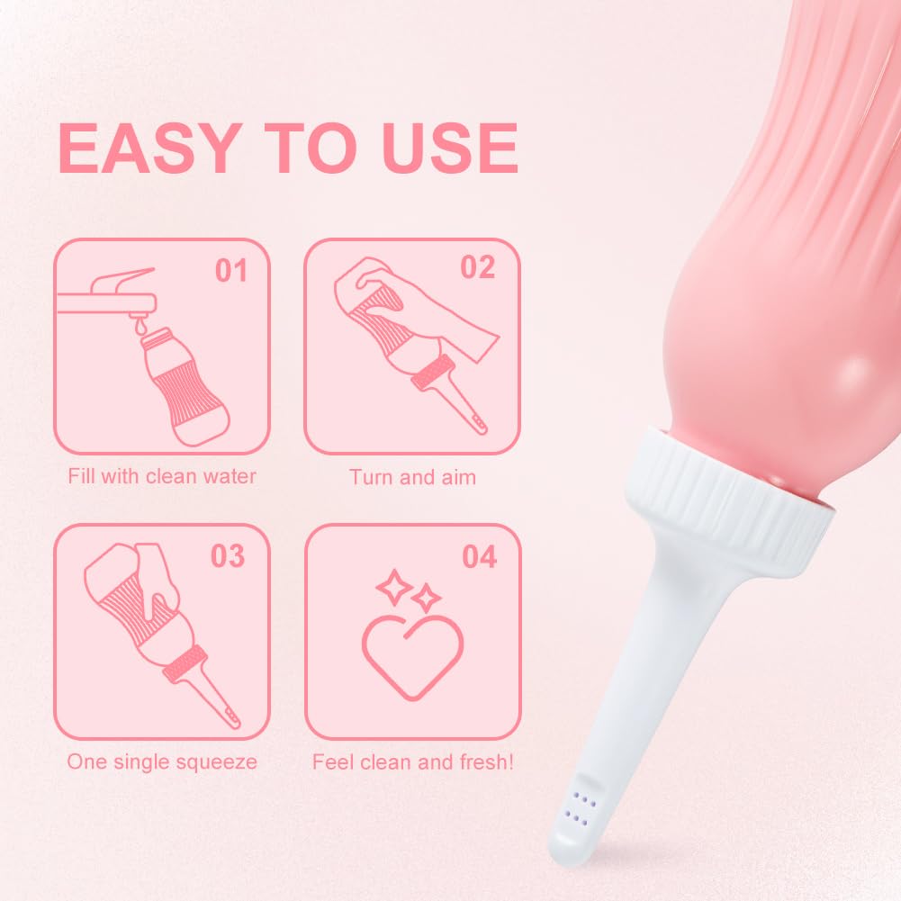 OFFO Peri Bottle 2 PCS for Postpartum Recovery, 17OZ (500ML) Labor and Delivery Essentials OFFOBuy Supplements Australia