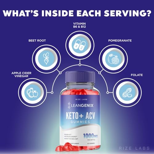 (3 Pack) Leangenix Keto ACV Gummies, Leangenix Keto + ACV for Advanced Weight Loss rize labsBuy Supplements Australia