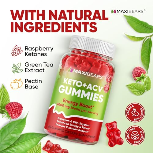Keto Gummies - Delicious Low-Carb Snack to Boost Ketosis, Metabolism & Energy MAXIBEARSBuy Supplements Australia