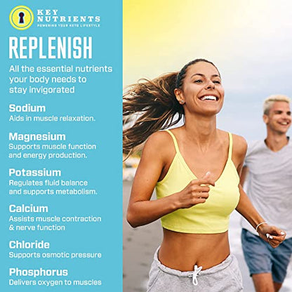KEY NUTRIENTS Multivitamin Electrolytes Powder Packets - Refreshing Lemonade 40 Pack Hydration Packets - Travel Hydration Powder - No Sugar, No Calories, Gluten Free - Made in USA KEY NUTRIENTSBuy Supplements Australia