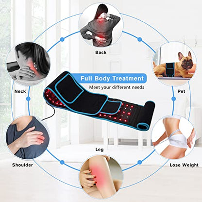 Red Light Therapy Near Infrared Light Therapy Wrap Belt for Body with Timer for Waist Back Shoulder AKYSUNBuy Supplements Australia