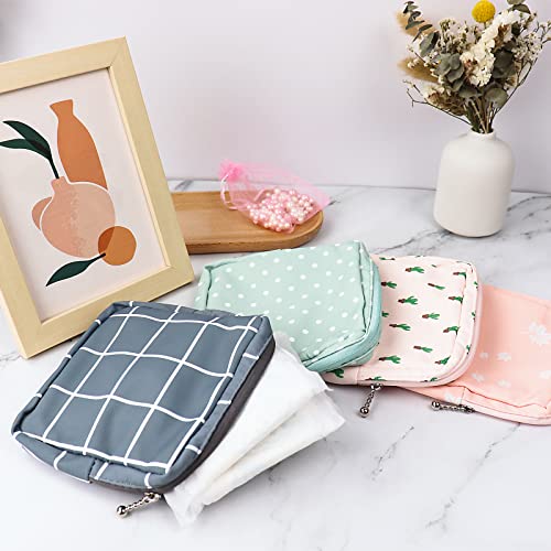 Sanitary Napkin Storage Bag,Portable Sanitary Napkin Storage Pouch Pack of 4 Reusable Menstrual Cup TuciykeBuy Supplements Australia