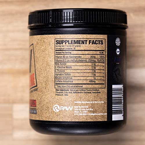 RAW Preworkout Extreme | High Stimulant Preworkout Powder Drink, Extreme Energy RAWBuy Supplements Australia