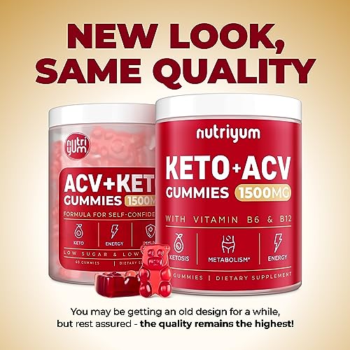 nutriyum Keto ACV Gummies 1500 mg - Apple Cider Vinegar Gummies with B6 & B12 nutriyumBuy Supplements Australia
