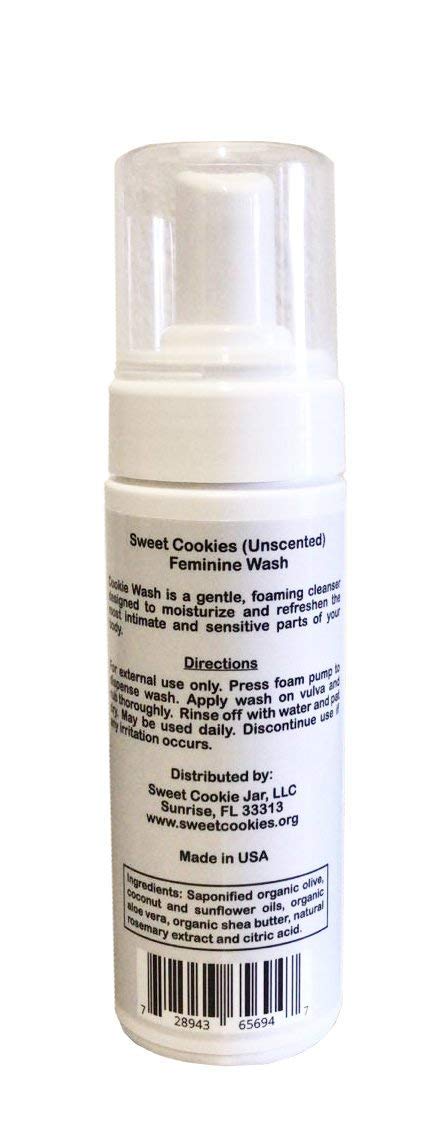 Sweet Cookie Jar Cookie Wash, Unscented, 5 Fl Oz - All Natural Feminine Wash for Sensitive Cookies Sweet Cookie JarBuy Supplements Australia