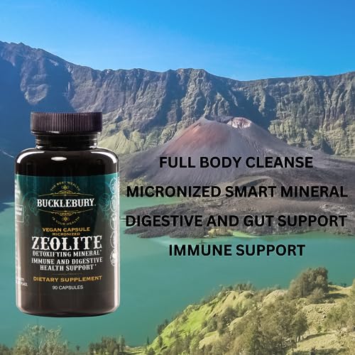 BUCKLEBURY Zeolite Micronized Smart Mineral Capsules - Supports Detox, Immune BUCKLEBURYBuy Supplements Australia