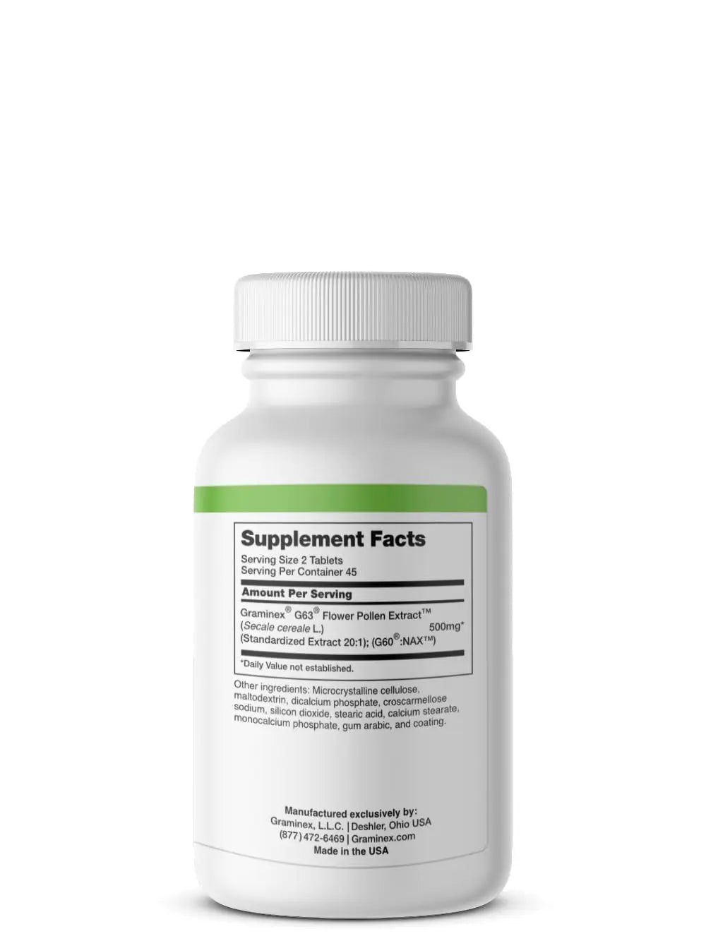 Graminex PollenAid Prostate Supplement: All Natural Prostate Support for Bladder Control & Urinary Tract Health, Rye Pollen Extract Made in USA, 90 Tablets GraminexBuy Supplements Australia