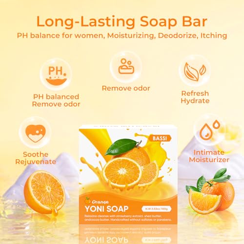 Yoni Soap & Yoni Oil & Feminine Wash Set for Women, Yoni Wash for Vaginal Ph Balance Remove BASSIBuy Supplements Australia