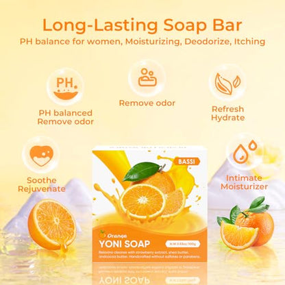 Yoni Soap & Yoni Oil & Feminine Wash Set for Women, Yoni Wash for Vaginal Ph Balance Remove BASSIBuy Supplements Australia