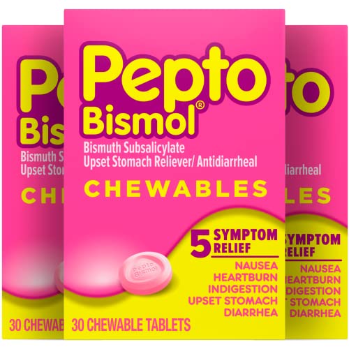 Pepto Bismol Chewable Tablets for Nausea, Heartburn, Indigestion, Upset Pepto BismolBuy Supplements Australia