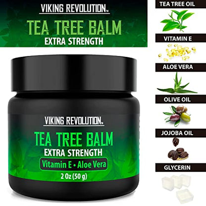 Viking Revolution Tea Tree Oil Cream - Super Balm Athletes Foot Cream - for Eczema Viking RevolutionBuy Supplements Australia