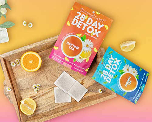 SkinnyBoost - Detox Tea Power Kit-1 - Daytime Tea (28 Bags) 1 Evening Detox Tea (14 Bags) SkinnyBoostBuy Supplements Australia