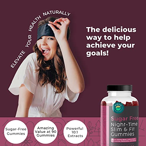 Eleva Nutrition Sugar-Free Night-Time Slimming Gummies - Keto Friendly Hunger Suppressant Eleva NutritionBuy Supplements Australia
