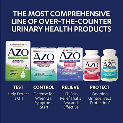 AZO D Mannose Urinary Tract Health, Cleanse, Flush & Protect The Urinary Tract, No.1 Pharmacist Recommended Brand, Clinical Strength, Non-GMO, 120 Count (Pack of 2) AZOBuy Supplements Australia