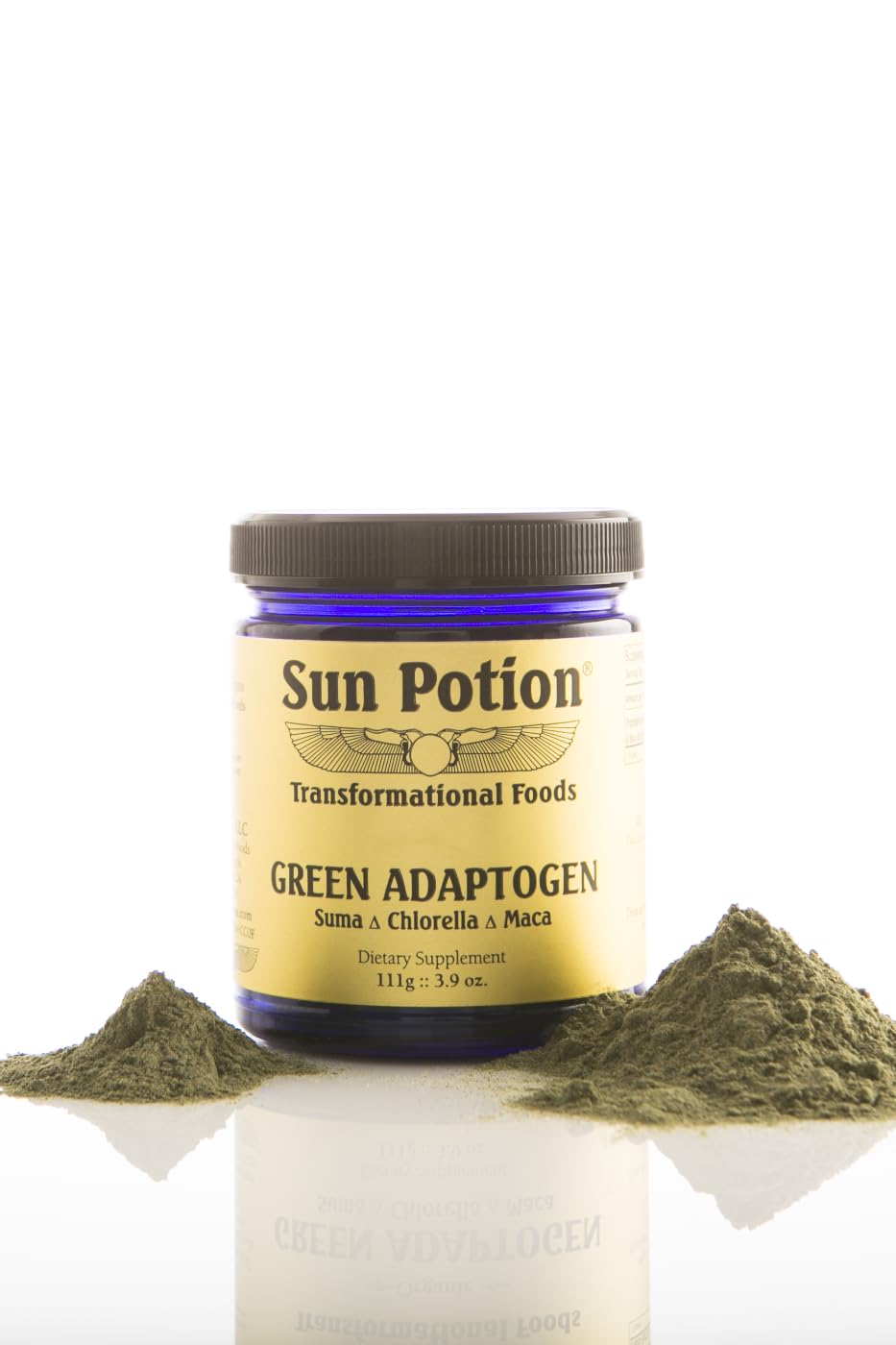 Green Adaptogen Superfood Powder | Organic Maca, Suma Root & Chlorella Blend | Plant Based Adaptogenic Herbal Supplement | Nutrient Rich Greens Powder for Smoothies & Daily Wellness | Non-GMO | 111g Sun PotionBuy Supplements Australia