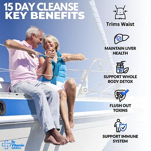 Professional Detox Cleanse for Weight Loss and Belly Fat, 15 Day Colon Cleanse, Body Detox DR VITAMIN SOLUTIONSBuy Supplements Australia
