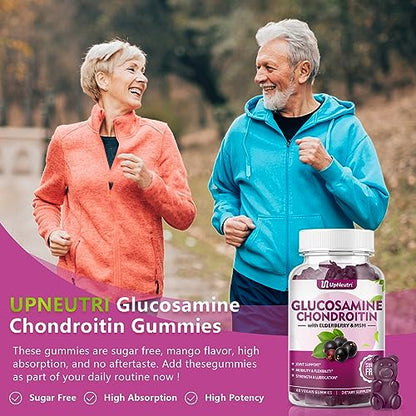 UPNEUTRI Glucosamine Chondroitin Gummies Sugar Free, Extra Strength 1500mg UPNEUTRIBuy Supplements Australia