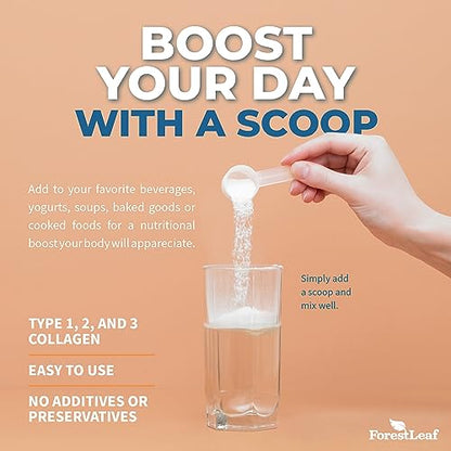 Collagen Peptides Powder Unflavored - Hydrolyzed Collagen Protein Powder
