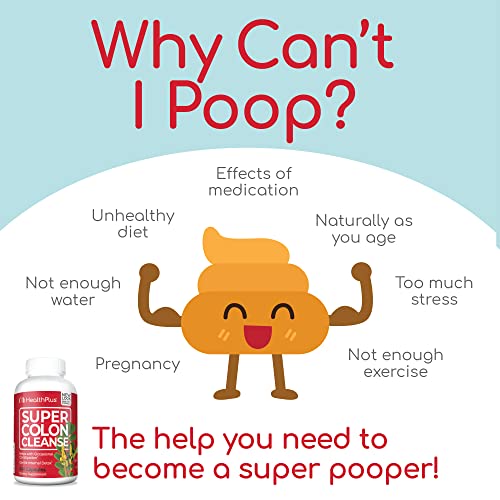 Health Plus Super Colon Cleanse Digestive Support | Constipation Relief to Reduce Bloating Health PlusBuy Supplements Australia