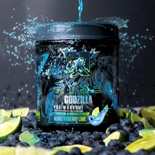 Ryse Noel Deyzel x Godzilla Pre Workout | Intense Pumps, Energy, & Focus | Citrulline & Beta RYSE Up SupplementsBuy Supplements Australia