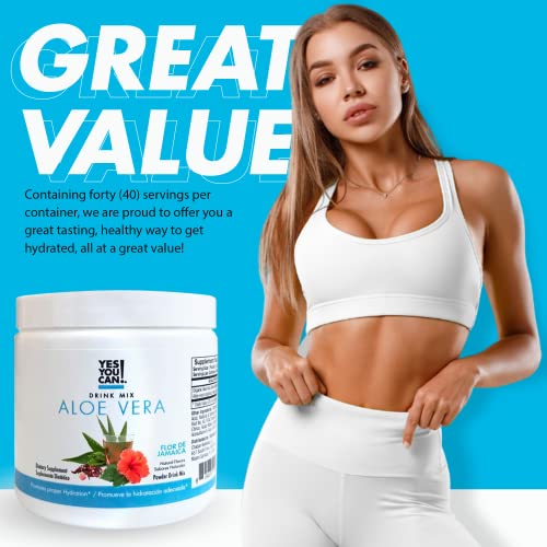 Yes You Can! Organic Aloe Vera Drink Mix - Super Greens Powder - Energy Drink Powder Yes You Can!Buy Supplements Australia