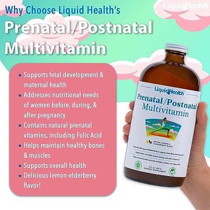 LIQUIDHEALTH Prenatal/Postnatal Multiple Liquid Women's Multivitamin with Real Folate LIQUIDHEALTHBuy Supplements Australia