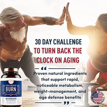 Thermogenic Multi Collagen Burn Capsules - Hydrolyzed Multi Collagen Complex Types WINDSOR BOTANICALSBuy Supplements Australia