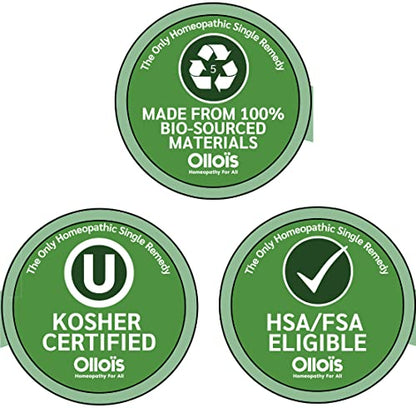 OLLOIS Phosphorus 200ck Organic, Lactose-Free, Kosher Homeopathic Medicine, 80 Pellets (Pack of 3) OLLOÏSBuy Supplements Australia